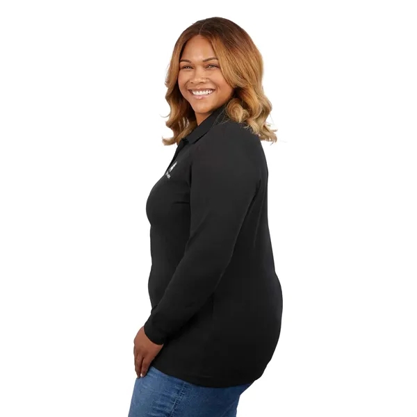 PALO Long Sleeve 100% Cotton Pique Polo - Women's... from ASI 66887 PCNA / Trimark