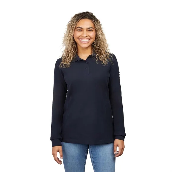 PALO Long Sleeve 100% Cotton Pique Polo - Women's... from ASI 66887 PCNA / Trimark