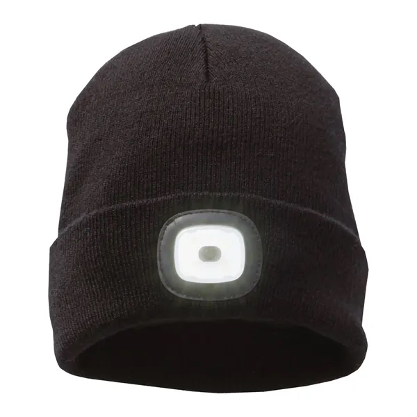 8.8" x 0.7" x 8.3" beanie with a removable LED headlight... from ASI 66887 PCNA / Trimark