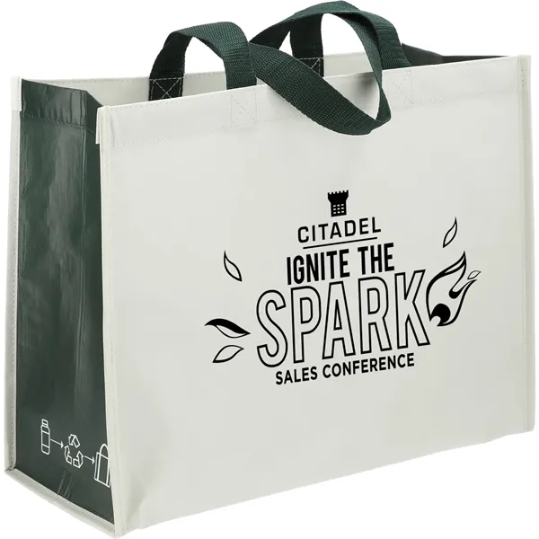 7" x 13" x 17" laminated matte non-woven shopping tote bag.... from ASI 66887 PCNA / Bullet