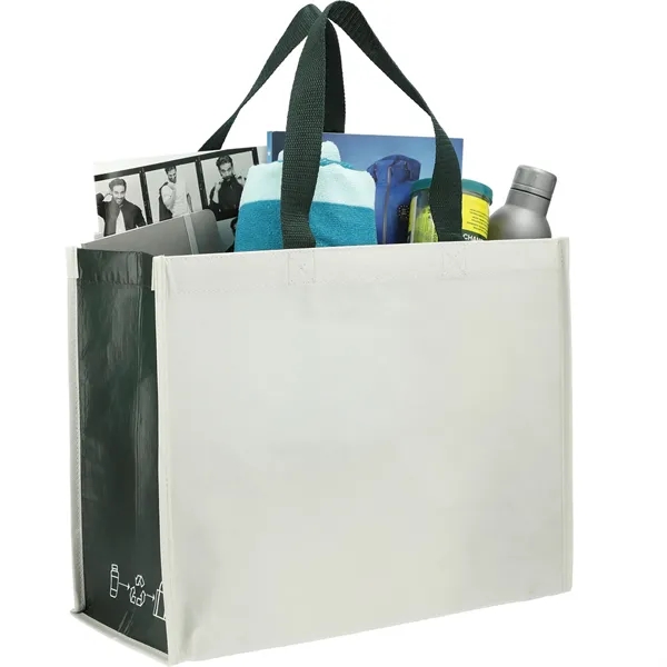 7" x 13" x 17" laminated matte non-woven shopping tote bag.... from ASI 66887 PCNA / Bullet