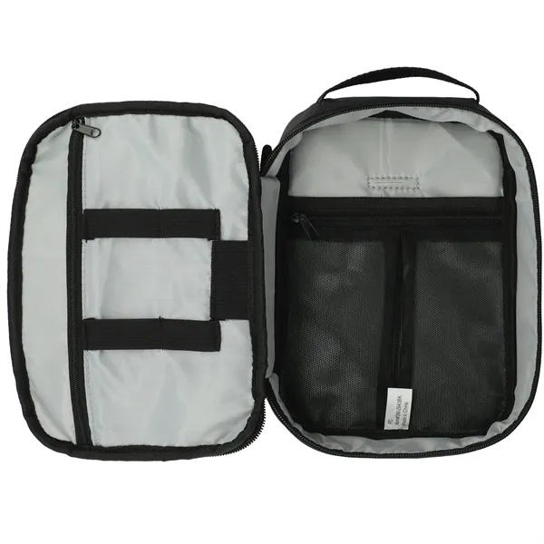 2.75" x 8.26" x 5.7" tech organizer made of recycled polyester.... from ASI 66887 PCNA / Bullet