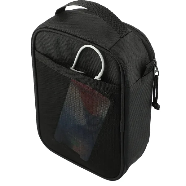 2.75" x 8.26" x 5.7" tech organizer made of recycled polyester.... from ASI 66887 PCNA / Bullet