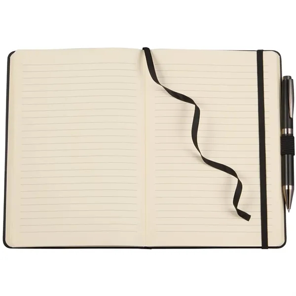 5.5" x 8.5" FSC® Recycled Ribbed Bound Journal... from ASI 66887 PCNA / Leeds