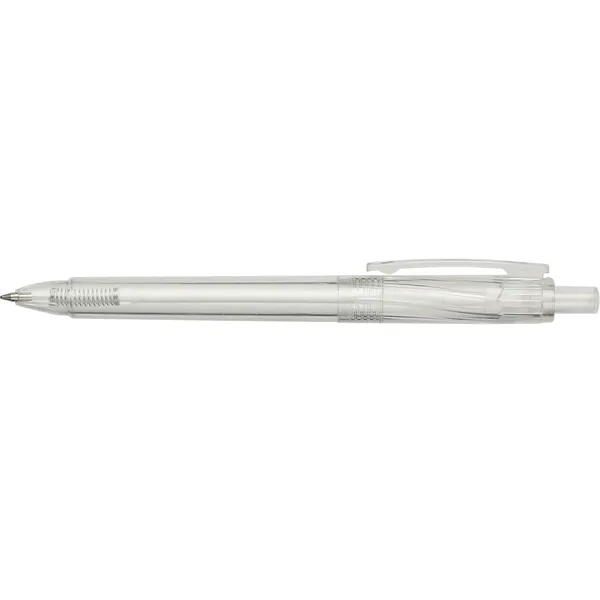 Quick-dry gel pen with plunger-action mechanism and rPET barrel.... from ASI 66887 PCNA / Leeds