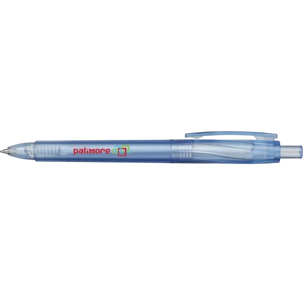 Quick-dry gel pen with plunger-action mechanism and rPET barrel.... from ASI 66887 PCNA / Leeds