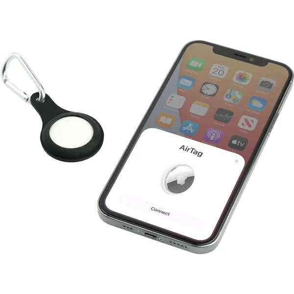 Silicone AirTag case with carabiner.... from ASI 66887 PCNA / Bullet