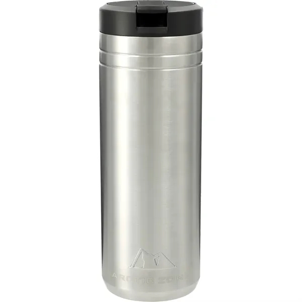 24 oz. double wall stainless steel tumbler with screw-on lid with... from ASI 66887 PCNA / Leed’s