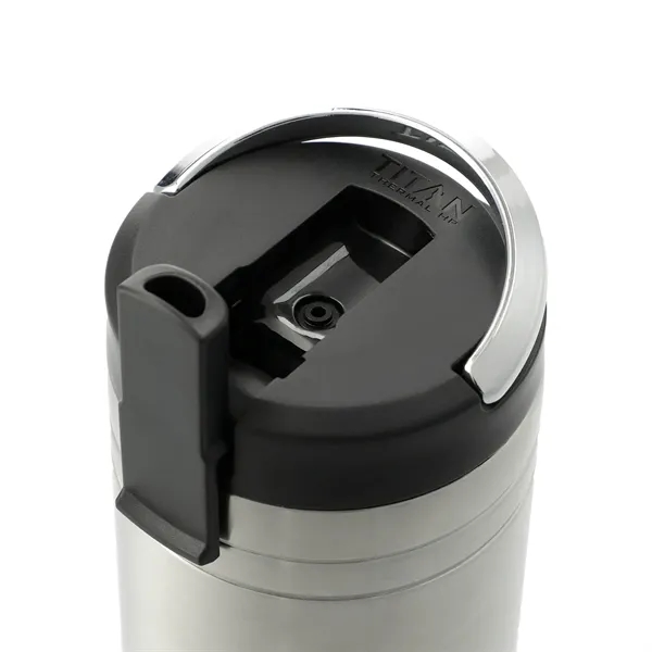 24 oz. double wall stainless steel tumbler with screw-on lid with... from ASI 66887 PCNA / Leed’s