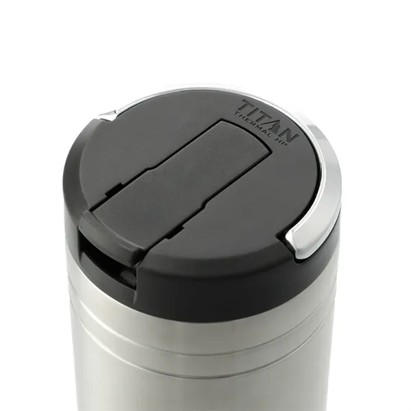 24 oz. double wall stainless steel tumbler with screw-on lid with... from ASI 66887 PCNA / Leed’s