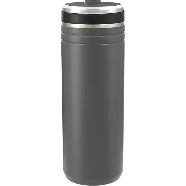 24 oz. double wall stainless steel tumbler with screw-on lid with... from ASI 66887 PCNA / Leed’s