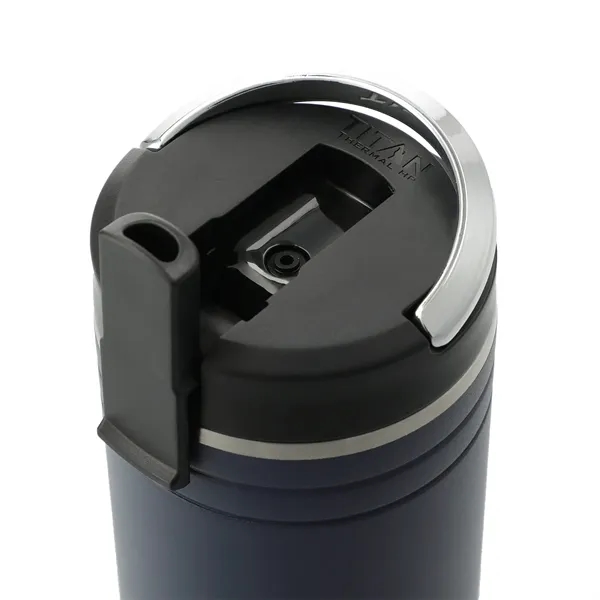 24 oz. double wall stainless steel tumbler with screw-on lid with... from ASI 66887 PCNA / Leed’s