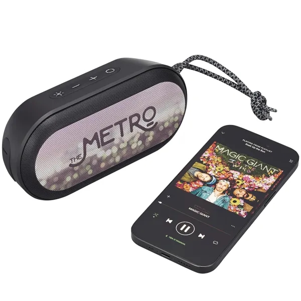 Outdoor waterproof speaker with RGD lights.... from ASI 66887 PCNA / Leeds