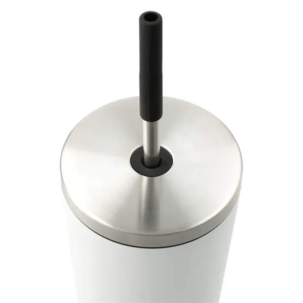 24oz tumbler with a straw lid and flip closure lid... from ASI 66887 PCNA / Leeds