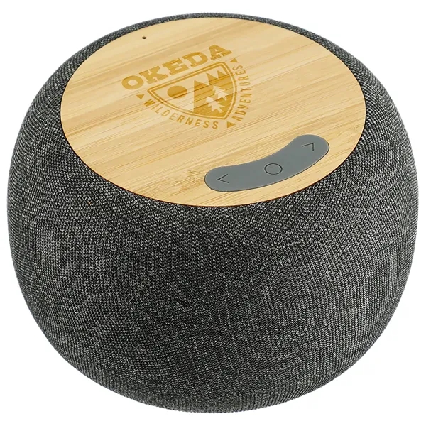 3-watt bamboo speaker with 5-watt wireless charging pad.... from ASI 66887 PCNA / Leeds