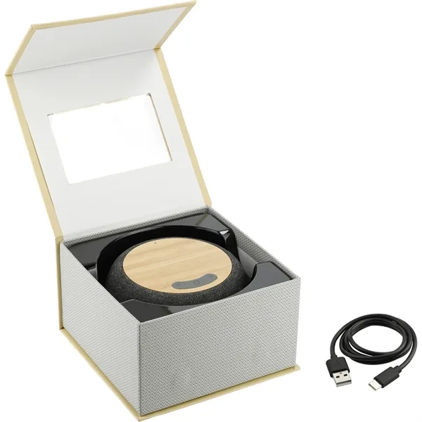 3-watt bamboo speaker with 5-watt wireless charging pad.... from ASI 66887 PCNA / Leeds