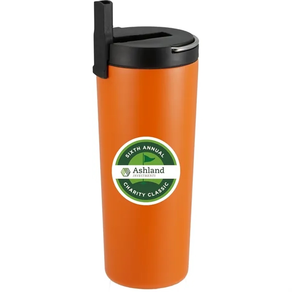 24 oz. vacuum insulated tumbler with straw and lid.... from ASI 66887 PCNA / Leeds