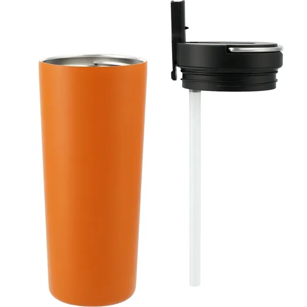 24 oz. vacuum insulated tumbler with straw and lid.... from ASI 66887 PCNA / Leeds