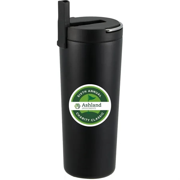 24 oz. vacuum insulated tumbler with straw and lid.... from ASI 66887 PCNA / Leeds