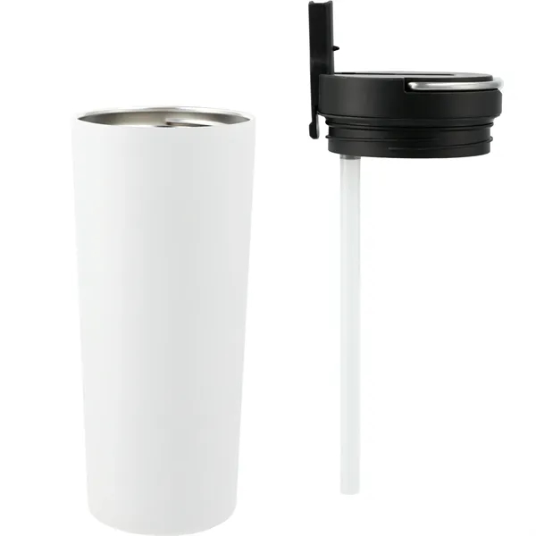 24 oz. vacuum insulated tumbler with straw and lid.... from ASI 66887 PCNA / Leeds
