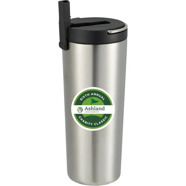 24 oz. vacuum insulated tumbler with straw and lid.... from ASI 66887 PCNA / Leeds
