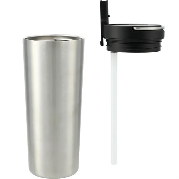24 oz. vacuum insulated tumbler with straw and lid.... from ASI 66887 PCNA / Leeds