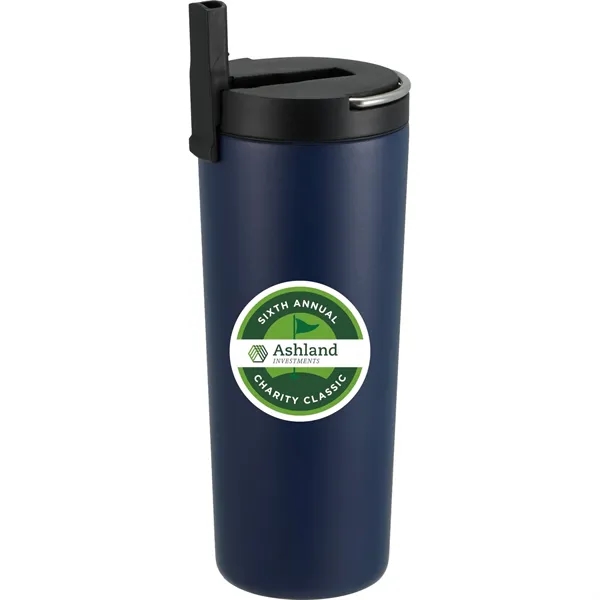 24 oz. vacuum insulated tumbler with straw and lid.... from ASI 66887 PCNA / Leeds