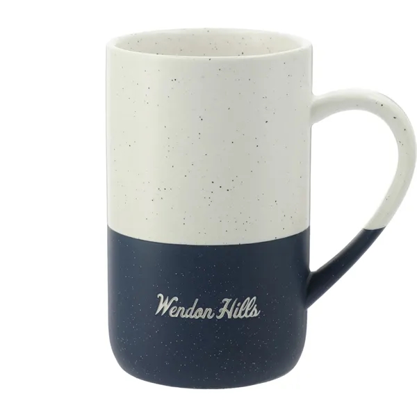 13 oz. speckled ceramic mug with two-tone design.... from ASI 66887 PCNA / Leeds