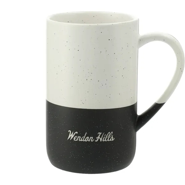 13 oz. speckled ceramic mug with two-tone design.... from ASI 66887 PCNA / Leeds