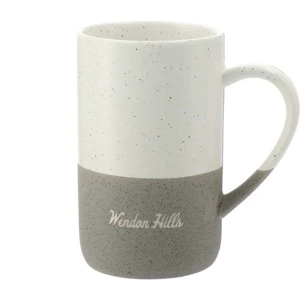 13 oz. speckled ceramic mug with two-tone design.... from ASI 66887 PCNA / Leeds