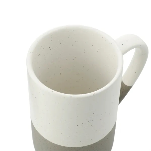 13 oz. speckled ceramic mug with two-tone design.... from ASI 66887 PCNA / Leeds