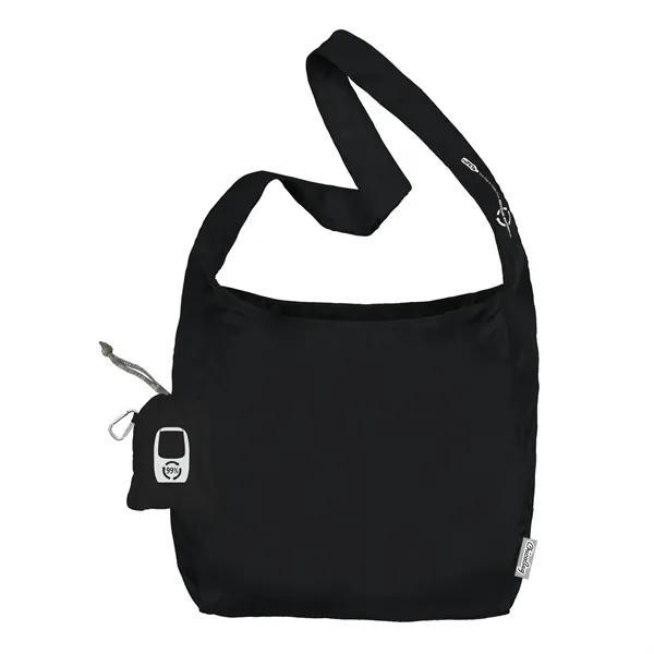 Crossbody tote bag made with certified Repreve fabric.... from ASI 66887 PCNA / Leeds