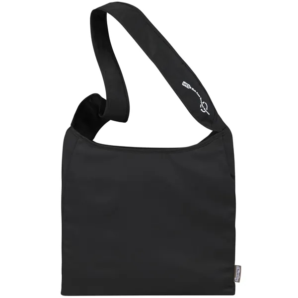 Crossbody tote bag made with certified Repreve fabric.... from ASI 66887 PCNA / Leeds