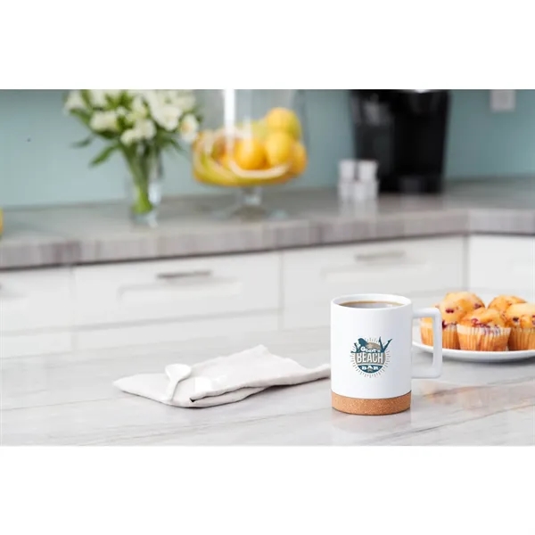 15 oz. ceramic mug with cork base.... from ASI 66887 PCNA / Leeds