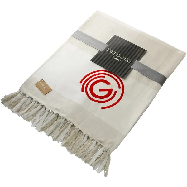 60" x 70" organic cotton throw blanket.... from ASI 66887 PCNA / Leeds