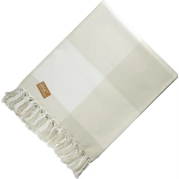 60" x 70" organic cotton throw blanket.... from ASI 66887 PCNA / Leeds