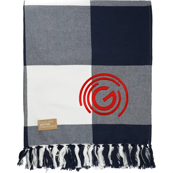60" x 70" organic cotton throw blanket.... from ASI 66887 PCNA / Leeds