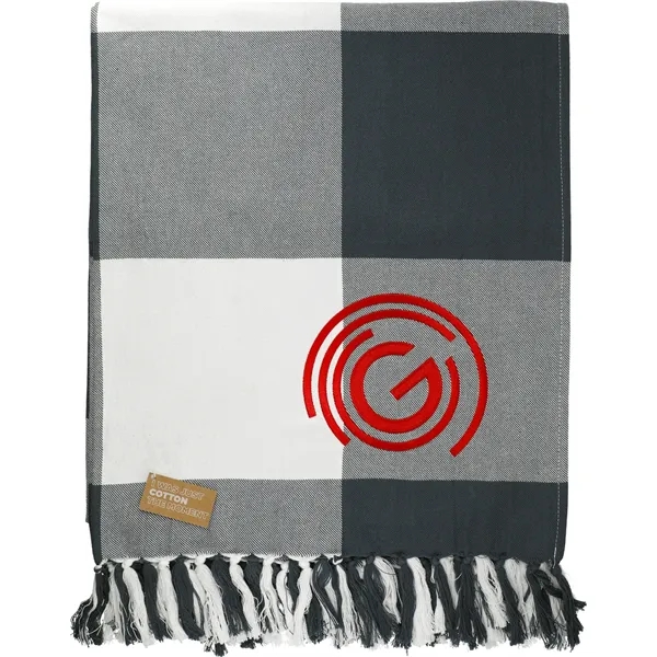 60" x 70" organic cotton throw blanket.... from ASI 66887 PCNA / Leeds