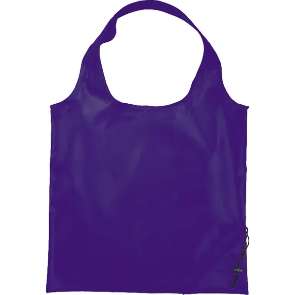 15" x 15.5" polyester tote bag with foldaway design and double... from ASI 66887 PCNA / Bullet