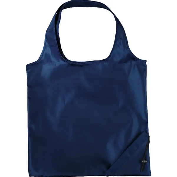 15" x 15.5" polyester tote bag with foldaway design and double... from ASI 66887 PCNA / Bullet