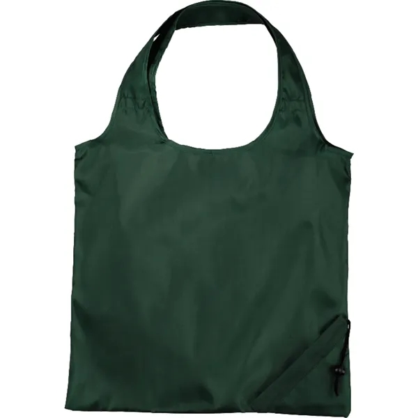 15" x 15.5" polyester tote bag with foldaway design and double... from ASI 66887 PCNA / Bullet