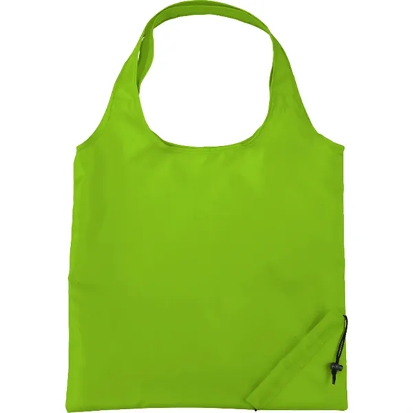 15" x 15.5" polyester tote bag with foldaway design and double... from ASI 66887 PCNA / Bullet