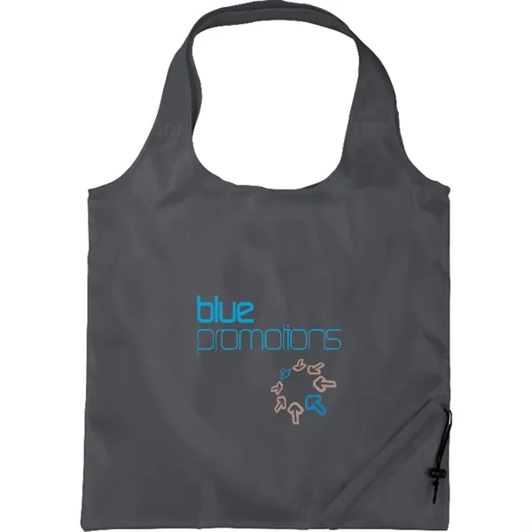 15" x 15.5" polyester tote bag with foldaway design and double... from ASI 66887 PCNA / Bullet