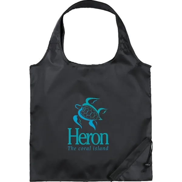 15" x 15.5" polyester tote bag with foldaway design and double... from ASI 66887 PCNA / Bullet