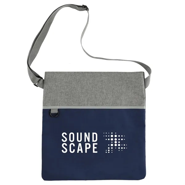 Double Heather RPET Crossbody Tote... from ASI 66887 PCNA / Bullet