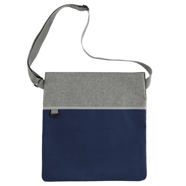 Double Heather RPET Crossbody Tote... from ASI 66887 PCNA / Bullet