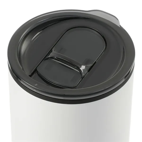 16 oz. double wall insulated stainless steel tumbler with press-on lid... from ASI 66887 PCNA / Bullet