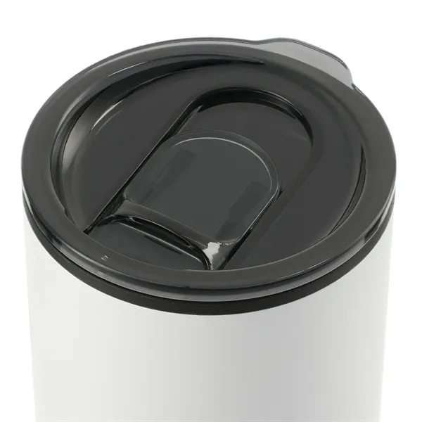 16 oz. double wall insulated stainless steel tumbler with press-on lid... from ASI 66887 PCNA / Bullet