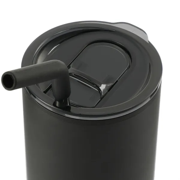 16 oz. double wall insulated stainless steel tumbler with press-on lid... from ASI 66887 PCNA / Bullet