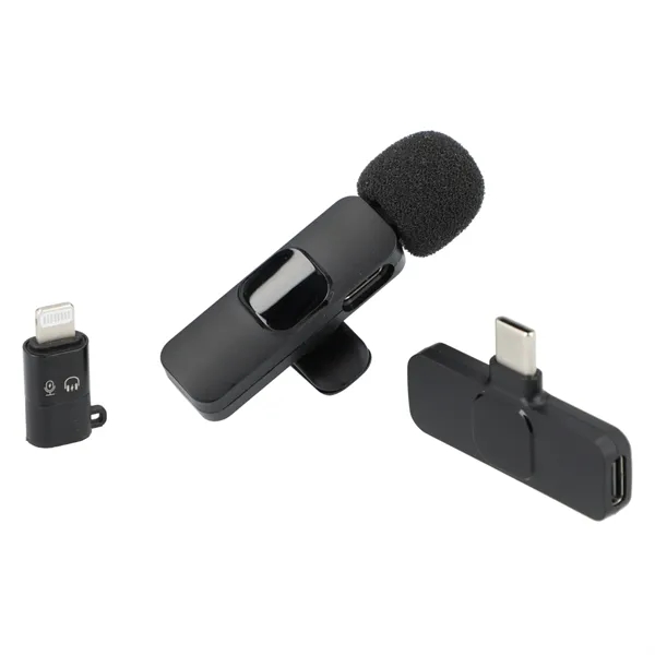 Wireless microphone with both Type-C and iOS receivers.... from ASI 66887 PCNA / Leeds
